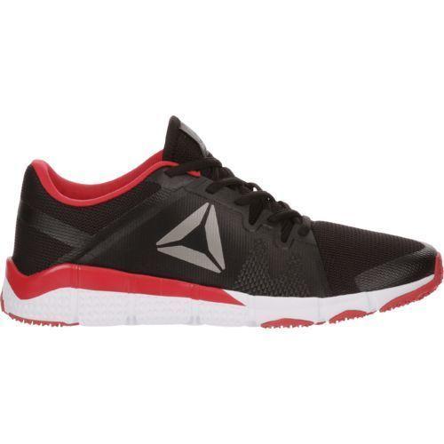 NIB MEN'S REEBOK BD4912 TRAINFLEX TRAINING RUNNING BLACK/RED SHOES SNEAKERS $90