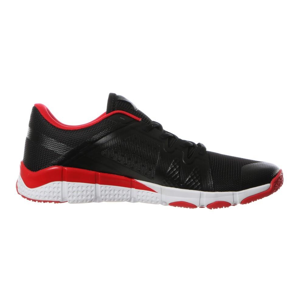 NIB MEN'S REEBOK BD4912 TRAINFLEX TRAINING RUNNING BLACK/RED SHOES SNEAKERS $90
