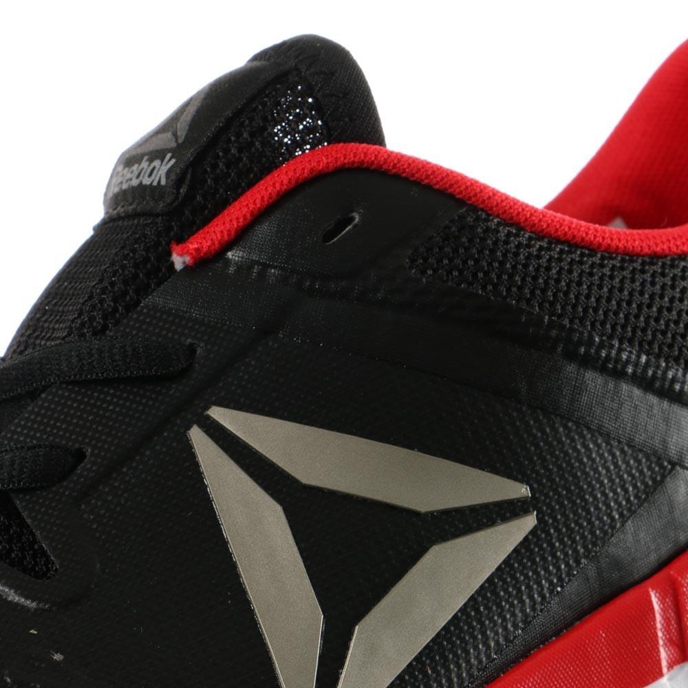 NIB MEN'S REEBOK BD4912 TRAINFLEX TRAINING RUNNING BLACK/RED SHOES SNEAKERS $90