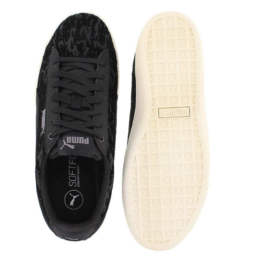 NIB PUMA 363730 02  WOMEN'S PUMA VIKKY PLATFORM VR BLACK SHOE SNEAKERS $80