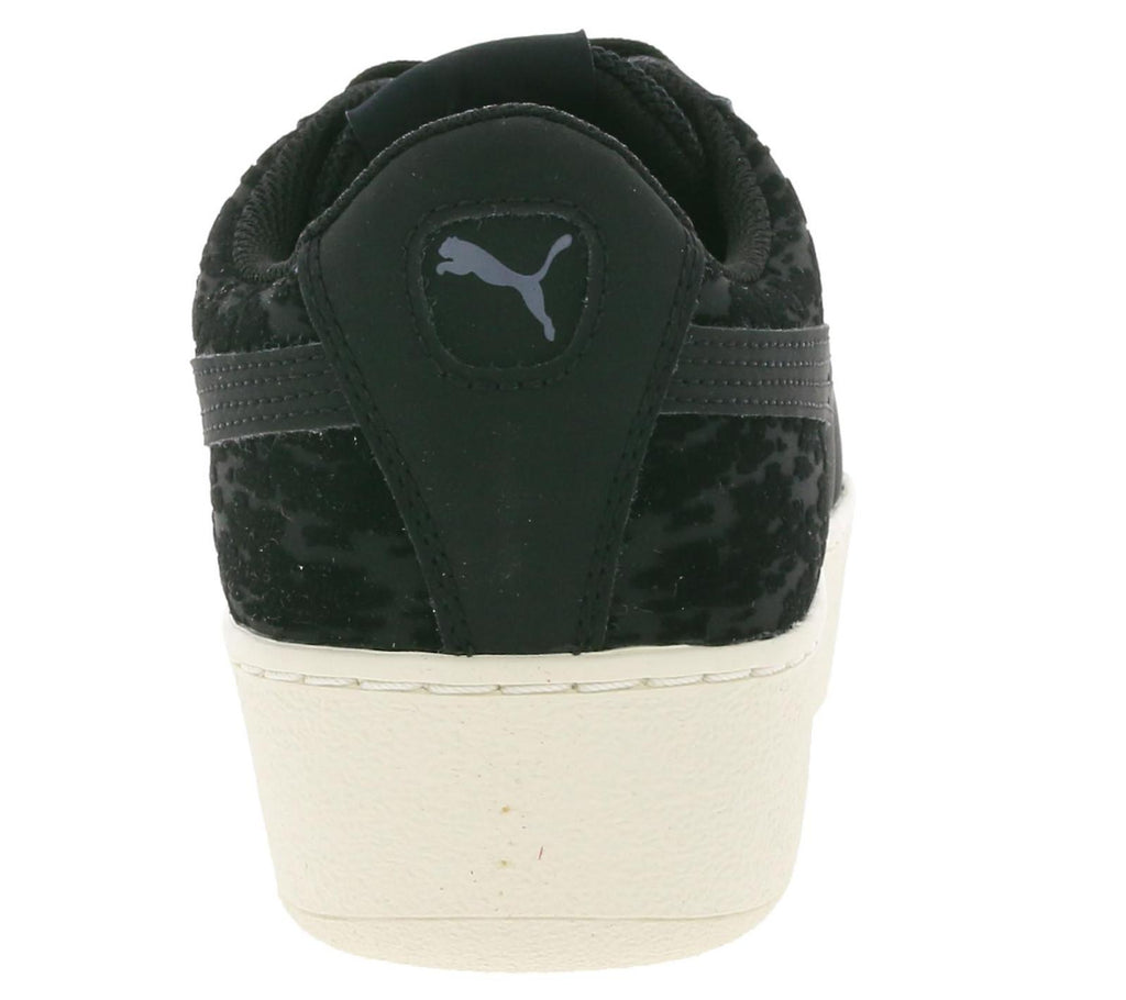 NIB PUMA 363730 02  WOMEN'S PUMA VIKKY PLATFORM VR BLACK SHOE SNEAKERS $80