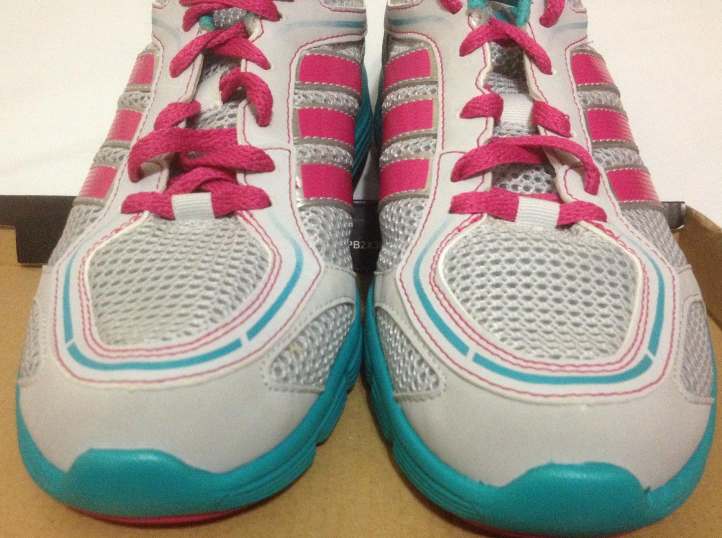 NIB KIDS ADIDAS G67297 KA TRAIL 4 K RUNNING ATHLETIC SHOES LEAD /BERRY SIZE 5.5