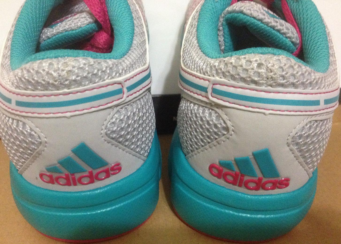 NIB KIDS ADIDAS G67297 KA TRAIL 4 K RUNNING ATHLETIC SHOES LEAD /BERRY SIZE 5.5