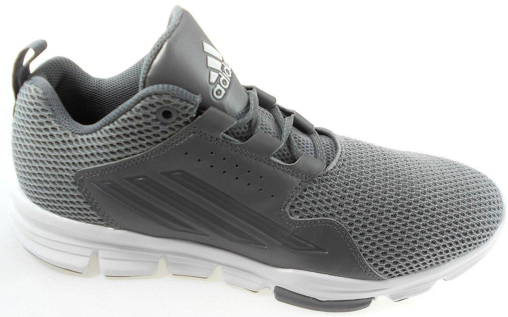 NIB MEN'S ADIDAS CQ1058 GAMEDAY TRAINING RUNNING GREY SHOES SELECT SIZE $80