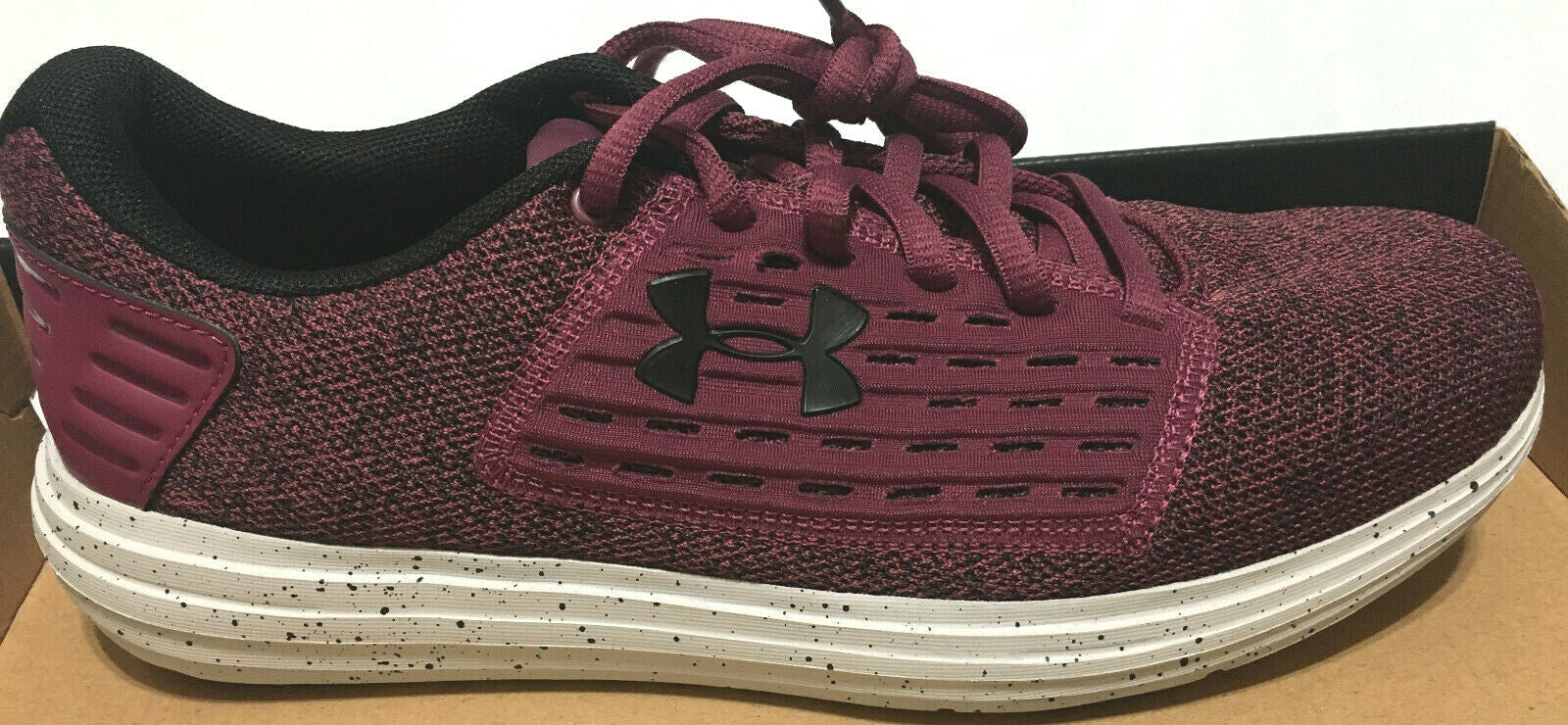 NIB WOMNS UNDER ARMOUR 3022693 500 UA W SURGE SE TWIST PURPLE SNEAKERS SHOES