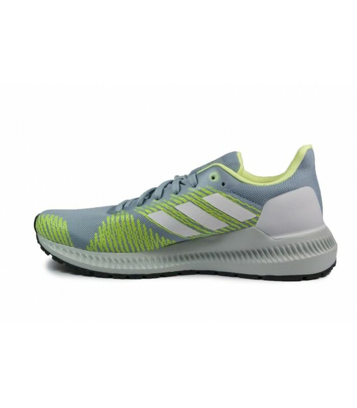 NIB Women's Adidas Solar Blaze W f34546  Grey/ Hi Yellow Running shoes Sneakers
