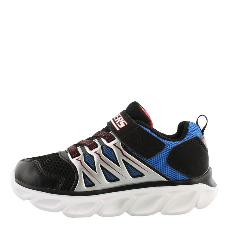 NIB KIDS SKECHERS LIGHT 90511l/BKRB S LIGHT HYPNO FLASH BK/RED SNEAKERS SHOE