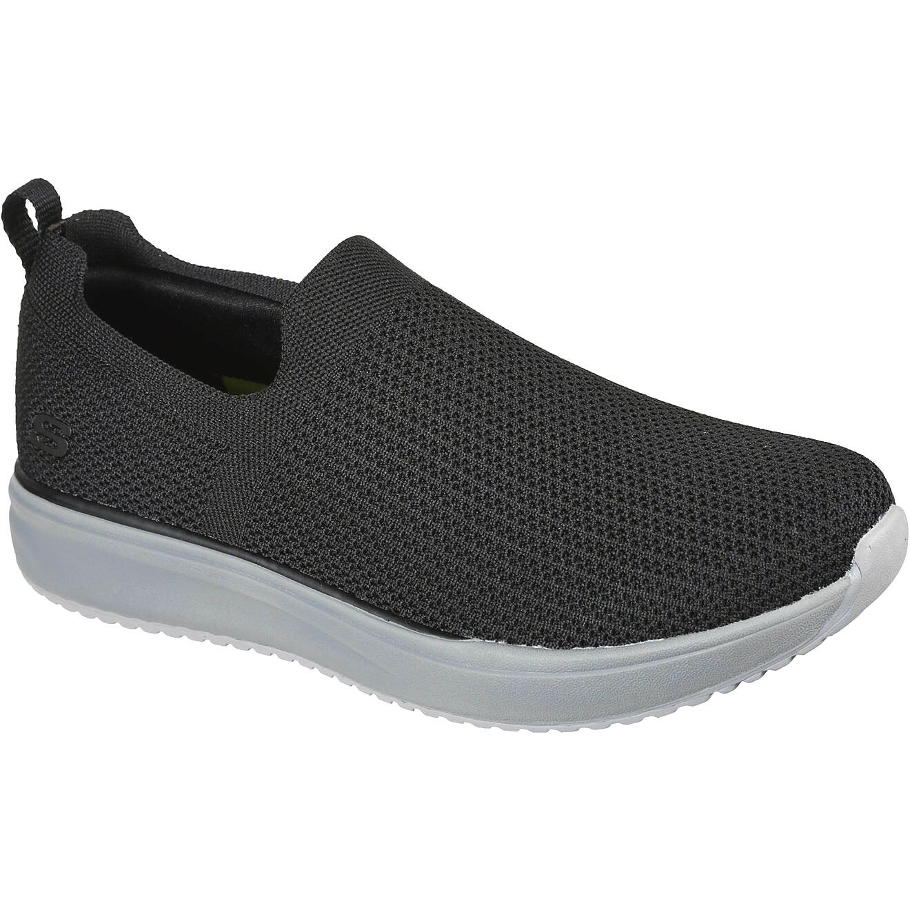 SKECHERS STREET-WEAR 210276/BLK CROWDER ARMEL SLIP ON BLACK SHOES NIB MENS