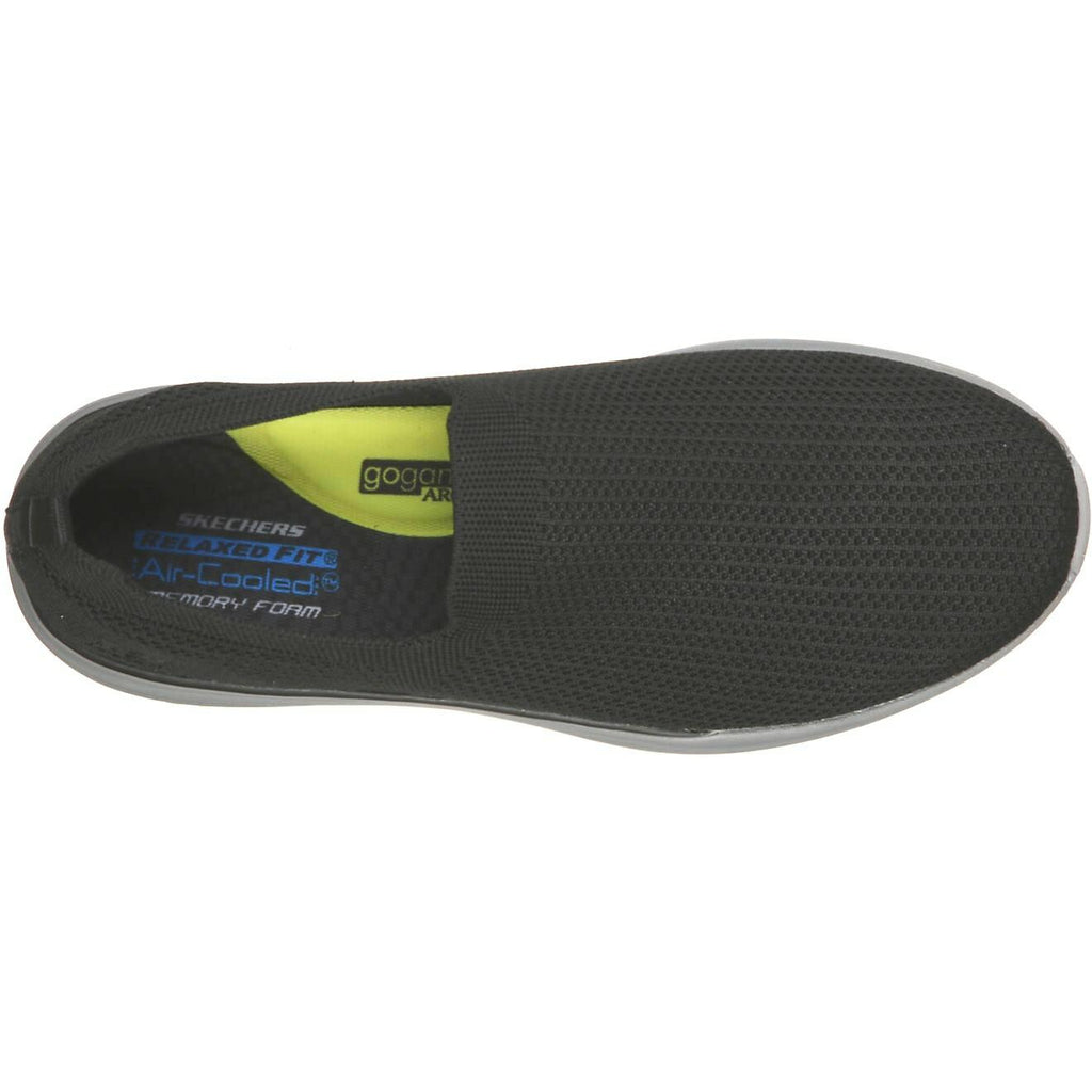 SKECHERS STREET-WEAR 210276/BLK CROWDER ARMEL SLIP ON BLACK SHOES NIB MENS