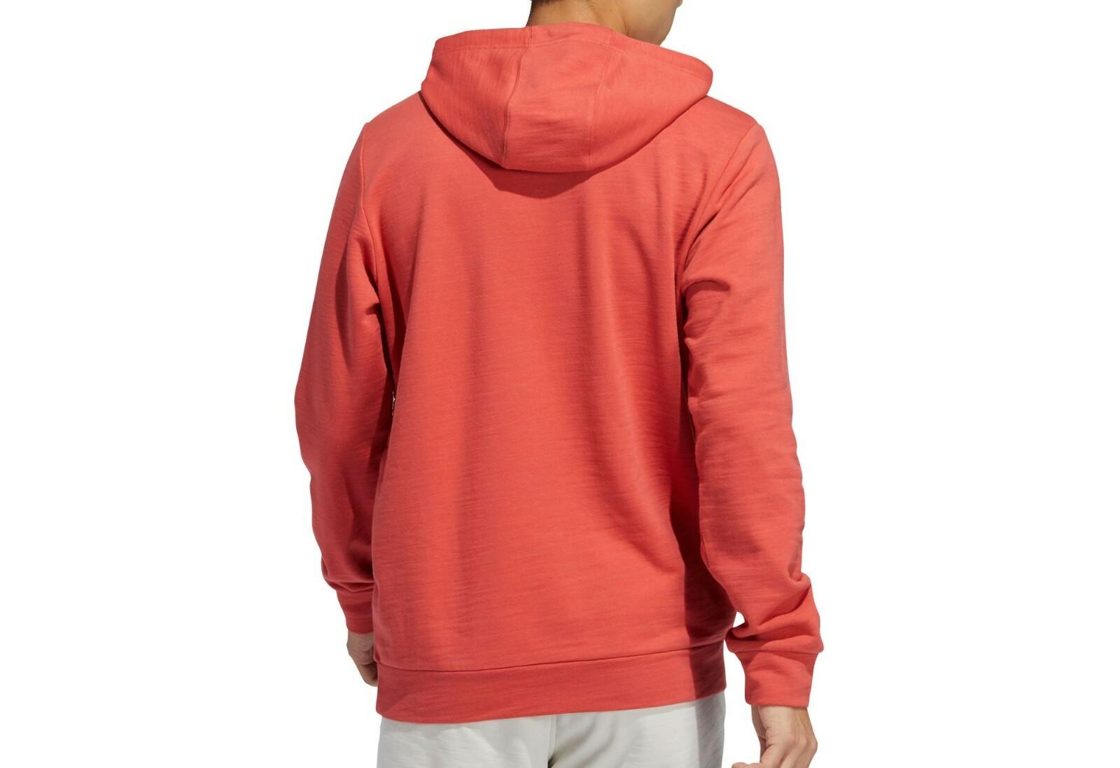 NWT MENS ADIDAS GT6210 POST GAME LITE LOOSE FIT CREW RED HOODIE SELECT SIZE $55