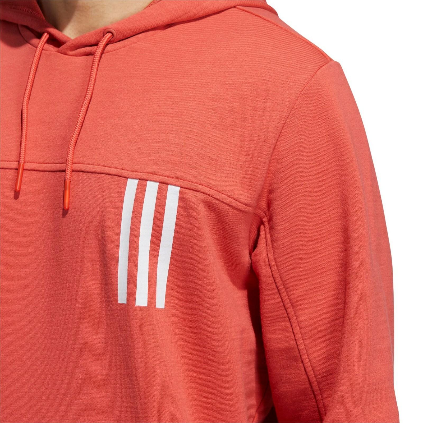 NWT MENS ADIDAS GT6210 POST GAME LITE LOOSE FIT CREW RED HOODIE SELECT SIZE $55