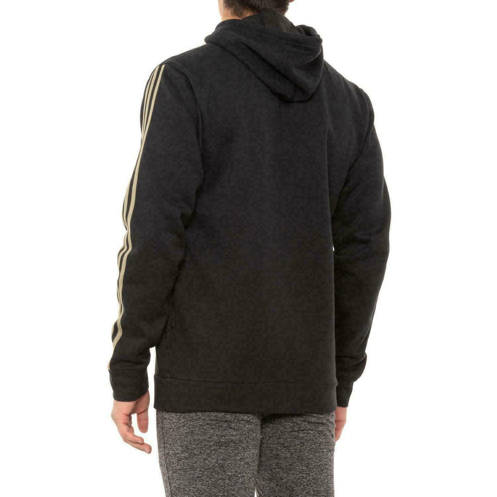 NWT MEN'S ADIDAS H39888 M CAMO BADGE OF SPORT PULL ON BLACK/CAMO HOODIE $60