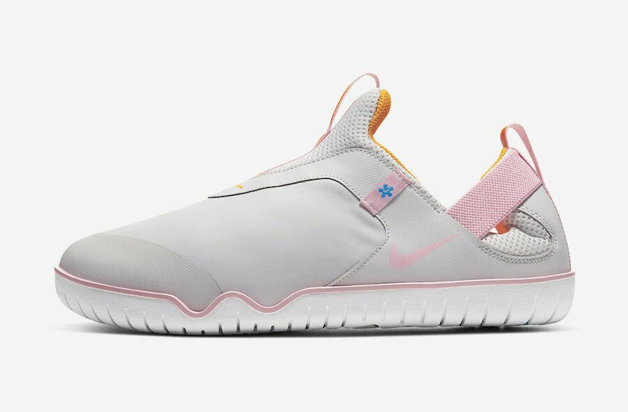 NIB MEN Nike Zoom Pulse Grey /Pink CT1629-002 Medical Nurse Slip-On Shoes