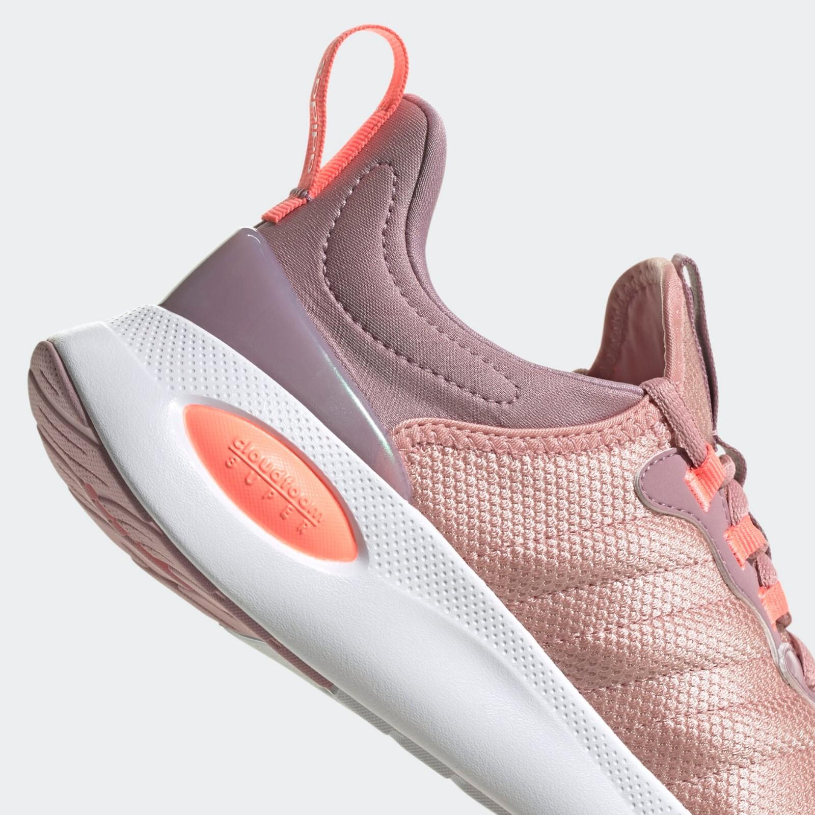 NIB WOMEN'S ADIDAS GX0620 PUREMOTION SUPER RUNNING PINK/WHITE SHOES SNEAKERS