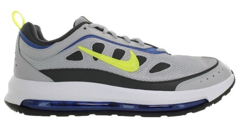 NIB MEN'S NIKE CU4826 009 AIR MAX AP WOLF GREY/LEMON VENOM SHOES SNEAKERS $110
