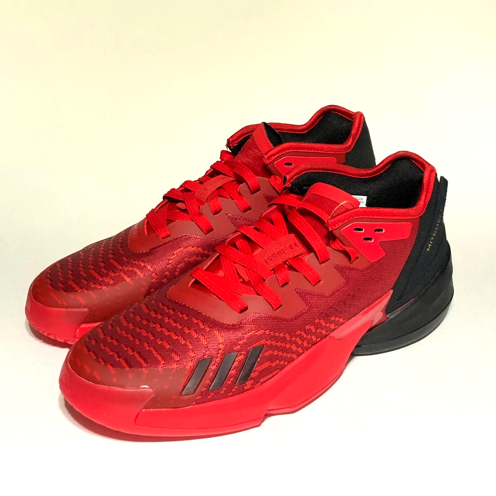 NIB ADULT ADIDAS GX6886 D.O.N. ISSUE 4 BASKETBALL VIVID RED/BLACK SHOES SNEAKERS
