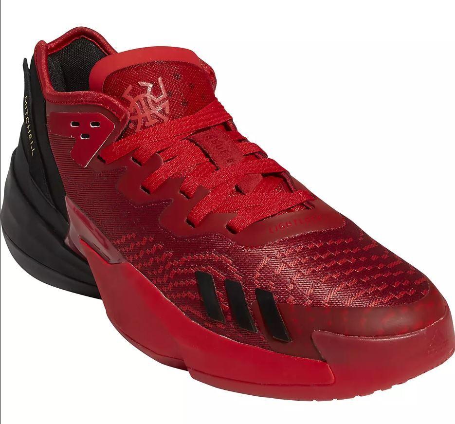 NIB ADULT ADIDAS GX6886 D.O.N. ISSUE 4 BASKETBALL VIVID RED/BLACK SHOES SNEAKERS