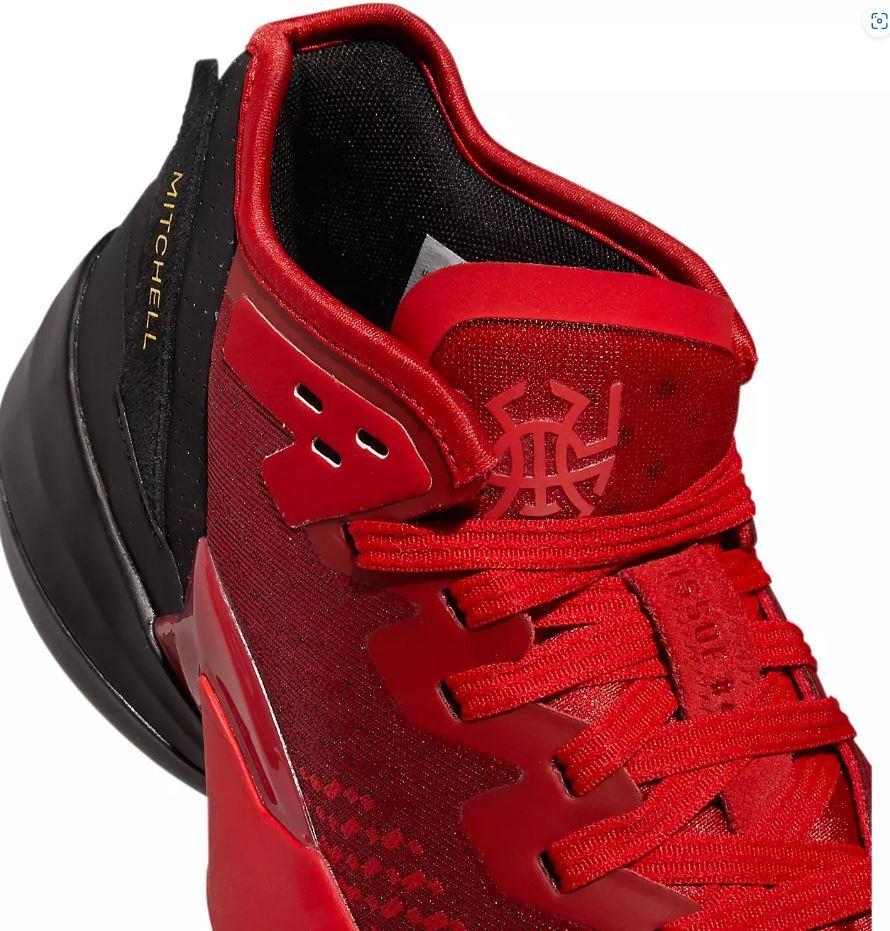 NIB ADULT ADIDAS GX6886 D.O.N. ISSUE 4 BASKETBALL VIVID RED/BLACK SHOES SNEAKERS