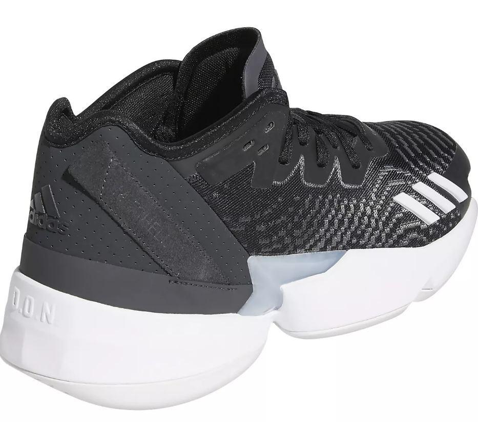 NIB ADULT ADIDAS GY6505 D.O.N. ISSUE 4 BASKETBALL BLACK/WHITE SHOES SNEAKERS