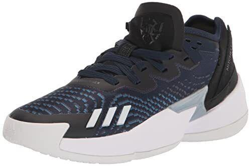 NIB ADULT ADIDAS GY6506 D.O.N. ISSUE 4 BASKETBALL NAVY/WHITE/BLK SHOES SNEAKERS
