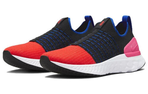 NIB WOMEN NIKE DX2354 001 REACT PHANTOM RUN FK 2 RUNNING BLACK/RD SHOES SNEAKERS