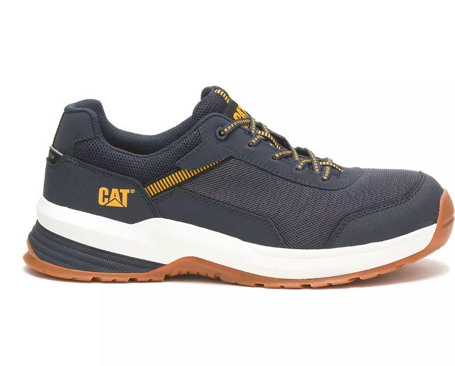 NIB MEN'S CAT Caterpillar P91380 STREAMLINE 2.0 MES ASTM/COMP TOE NAVY SHOES