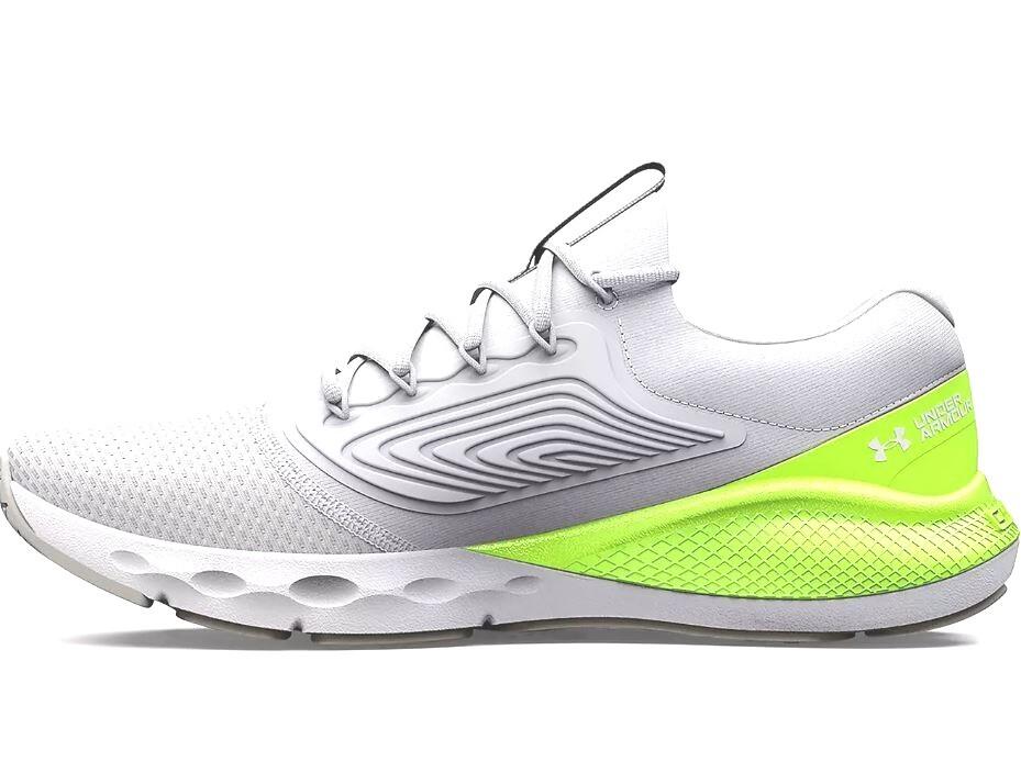 NIB Mens Under Armour 3024873 107 Charged Vantage 2 WHITE/GREEN Shoes SNEAKERS