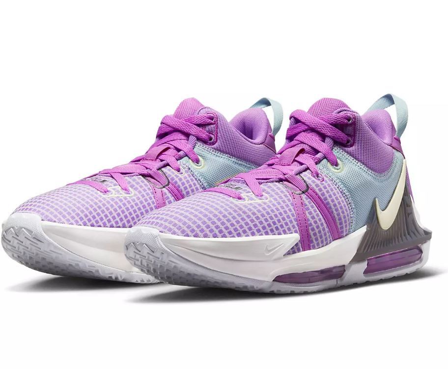 NIB MEN NIKE DM1123 500 LEBRON WITNESS VII BASKETBALL FUCHSIA/SAI SHOES SNEAKERS