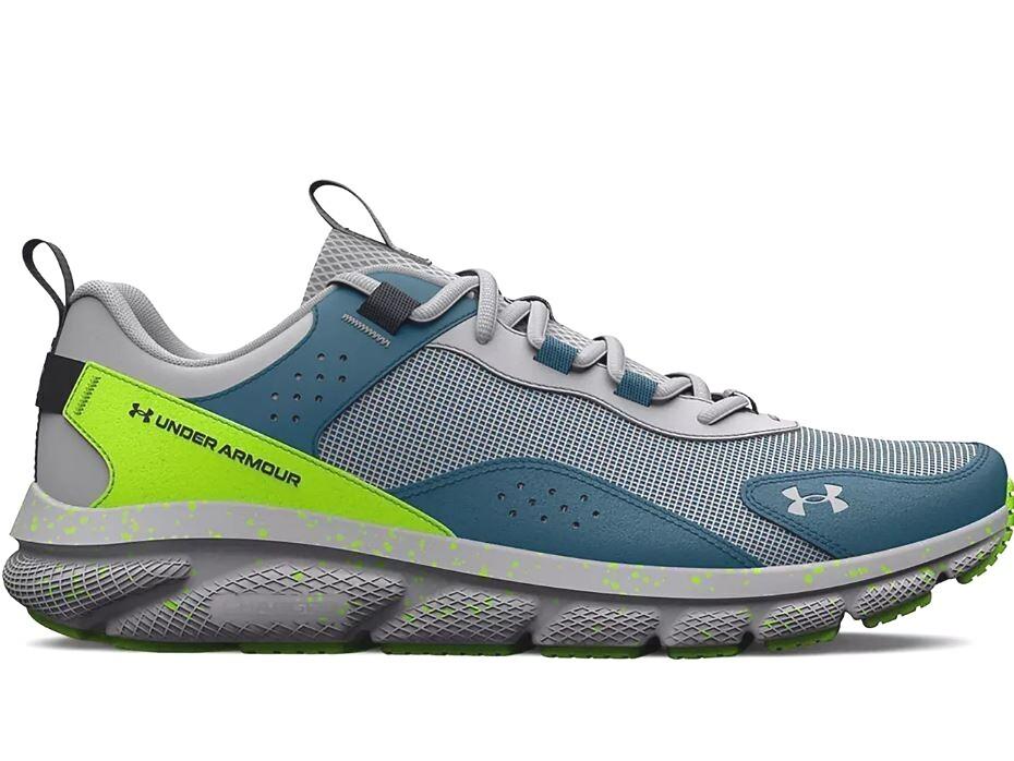 NIB Men UNDER ARMOUR 3025750 103 UA CHARGED VERSSERT SPIKE GRY/GR SHOES SNEAKERS