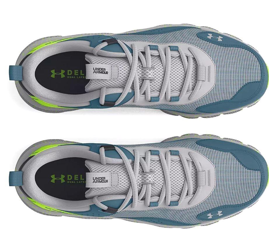 NIB Men UNDER ARMOUR 3025750 103 UA CHARGED VERSSERT SPIKE GRY/GR SHOES SNEAKERS