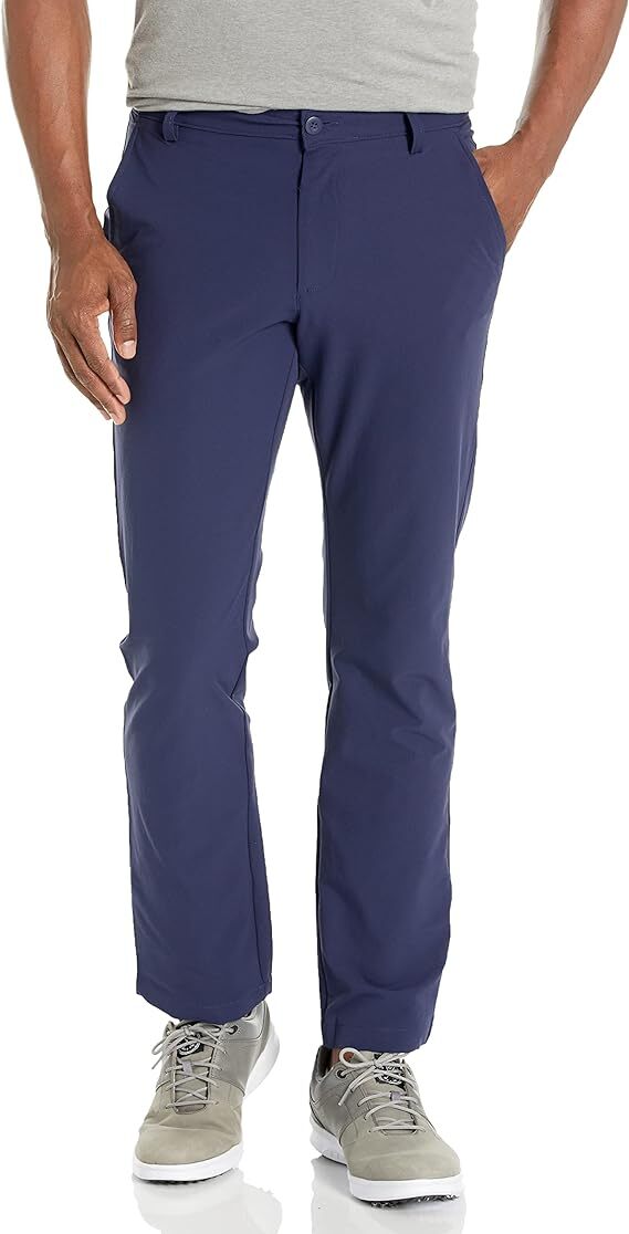 NWT MEN'S UNDER ARMOUR 1376625 410 UA TECH STRAIGHT NAVY GOLF PANTS $70