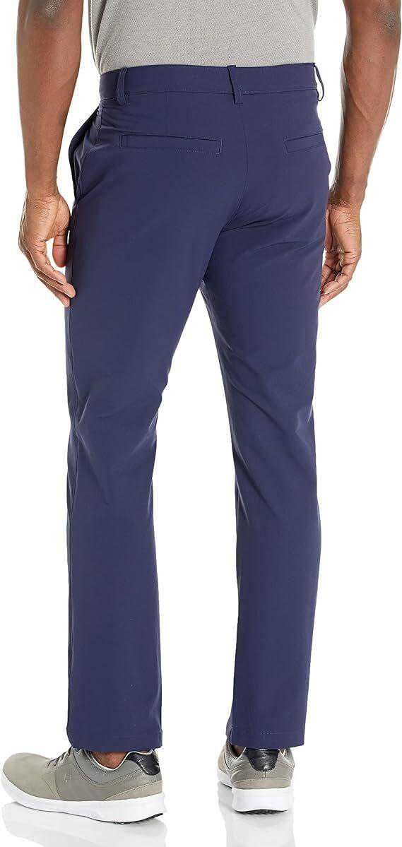 NWT MEN'S UNDER ARMOUR 1376625 410 UA TECH STRAIGHT NAVY GOLF PANTS $70