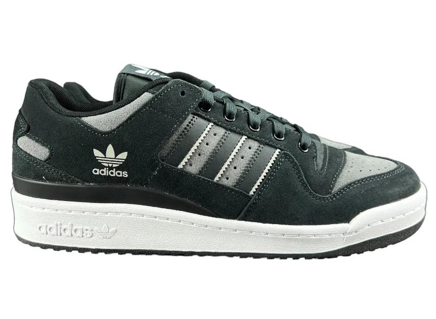 NIB MEN'S ADIDAS ORIGINALS IG7585 FORUM 84 LOW ADV CARBON/WHITE SNEAKERS SHOES