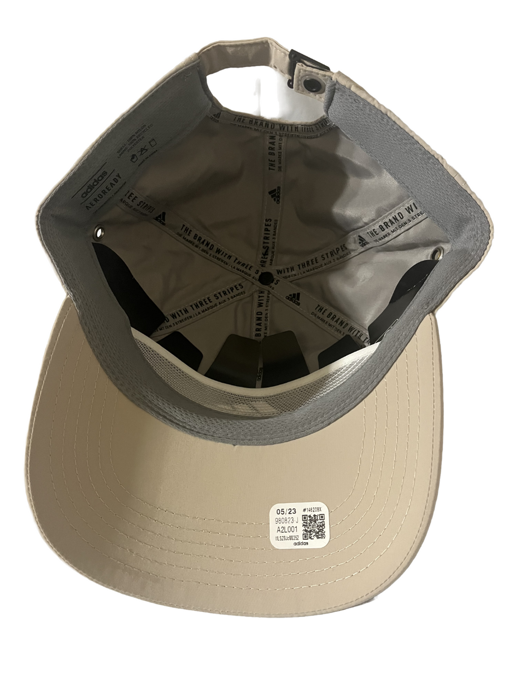 NWT MEN'S ADIDAS GC3387 VMA RELAXED SNAPBACK BASEBALL ADJUSTABLE BEIGE HAT CAP