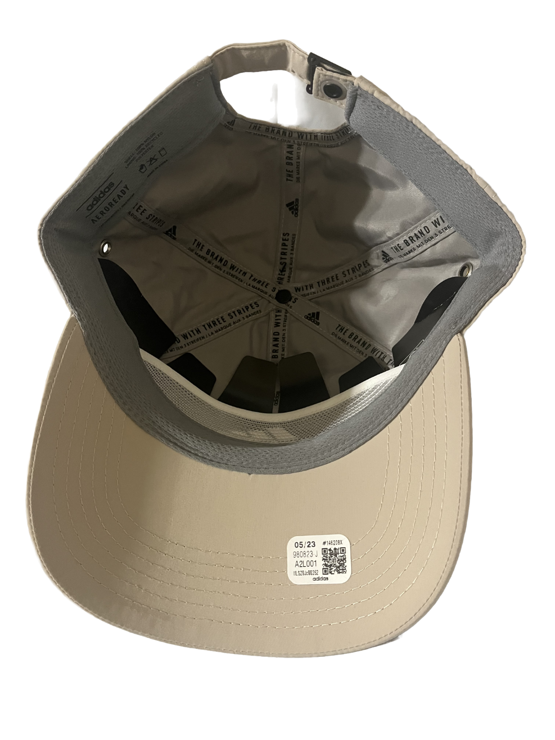 NWT MEN'S ADIDAS GC3387 VMA RELAXED SNAPBACK BASEBALL ADJUSTABLE BEIGE HAT CAP