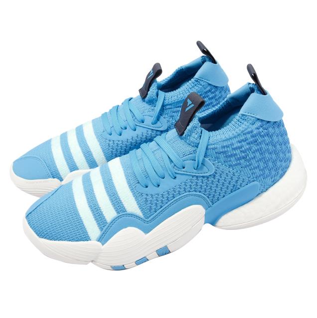 NIB ADULT ADIDAS H06479 TRAE YOUNG 2 BASKETBALL CYAN/WHITE SHOES SNEAKERS $130