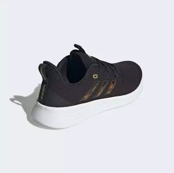 NIB WOMEN'S ADIDAS GY2272 PUREMOTION RUNNING BLACK/WHITE/BROWN STYLISH SHOE $80