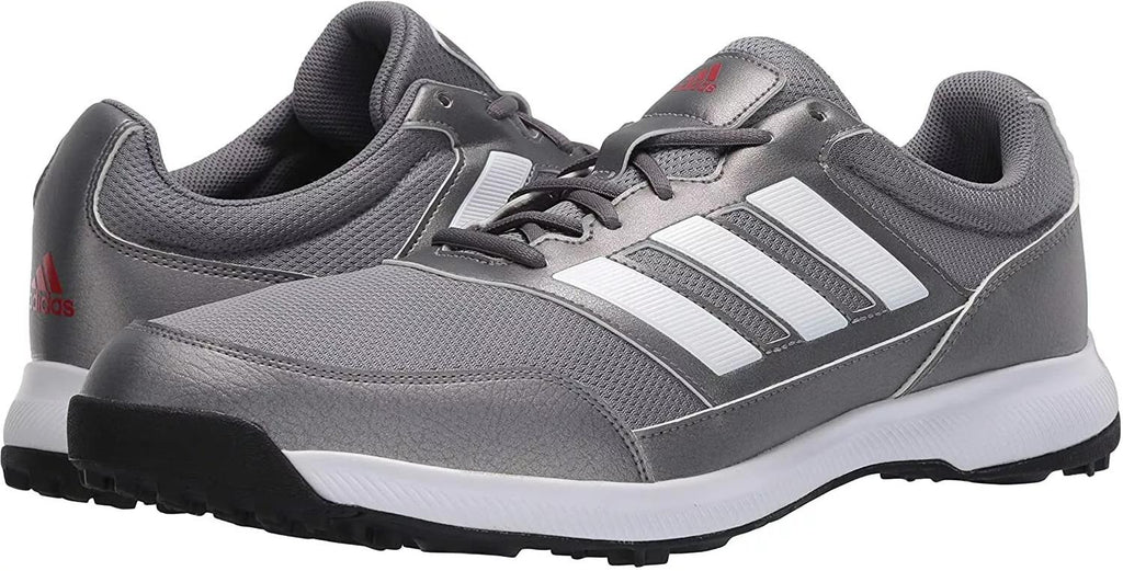 NIB MENS ADIDAS EE9420 TECH RESPONSE 2.0 GREY /WHITE GOLF CLEATS SHOES WIDE