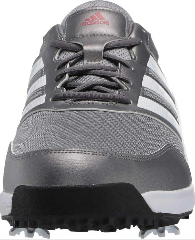 NIB MENS ADIDAS EE9420 TECH RESPONSE 2.0 GREY /WHITE GOLF CLEATS SHOES WIDE