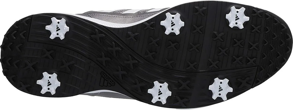 NIB MENS ADIDAS EE9420 TECH RESPONSE 2.0 GREY /WHITE GOLF CLEATS SHOES WIDE