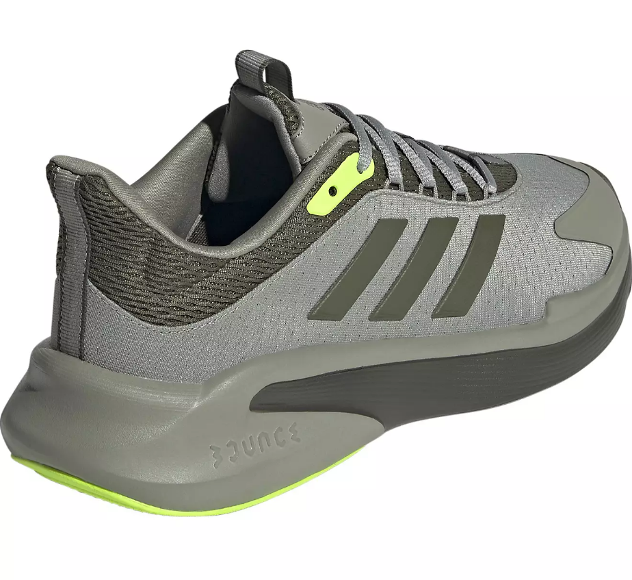 NIB MEN'S ADIDAS IF7296 ALPHAEDGE+ GREEN/VOLT RUNNING SNEAKERS SHOES