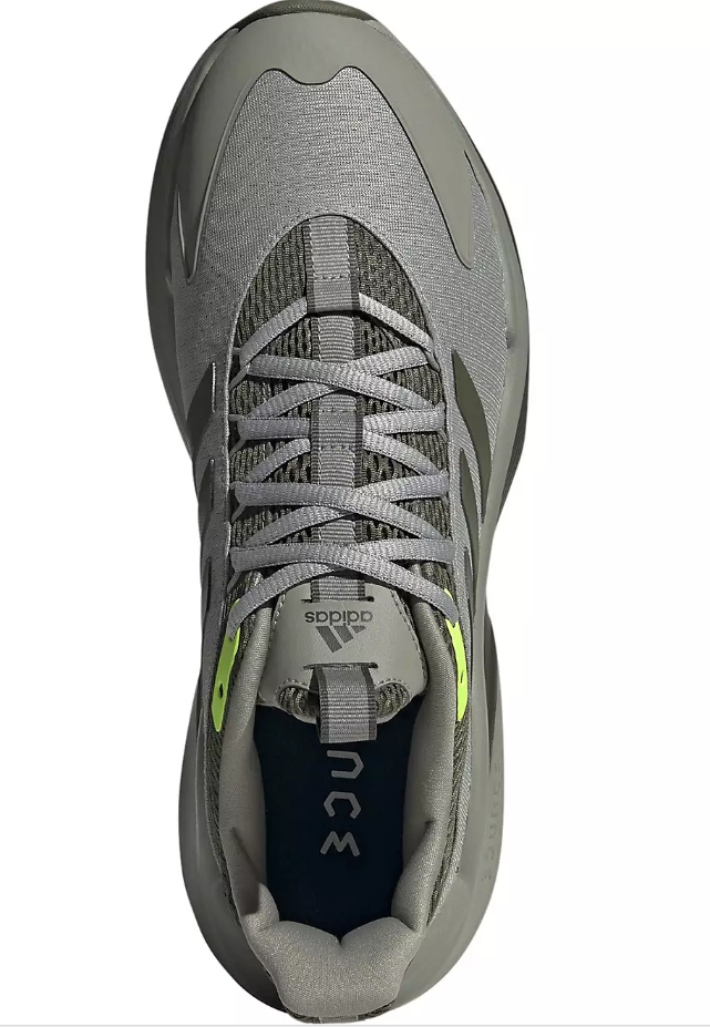 NIB MEN'S ADIDAS IF7296 ALPHAEDGE+ GREEN/VOLT RUNNING SNEAKERS SHOES