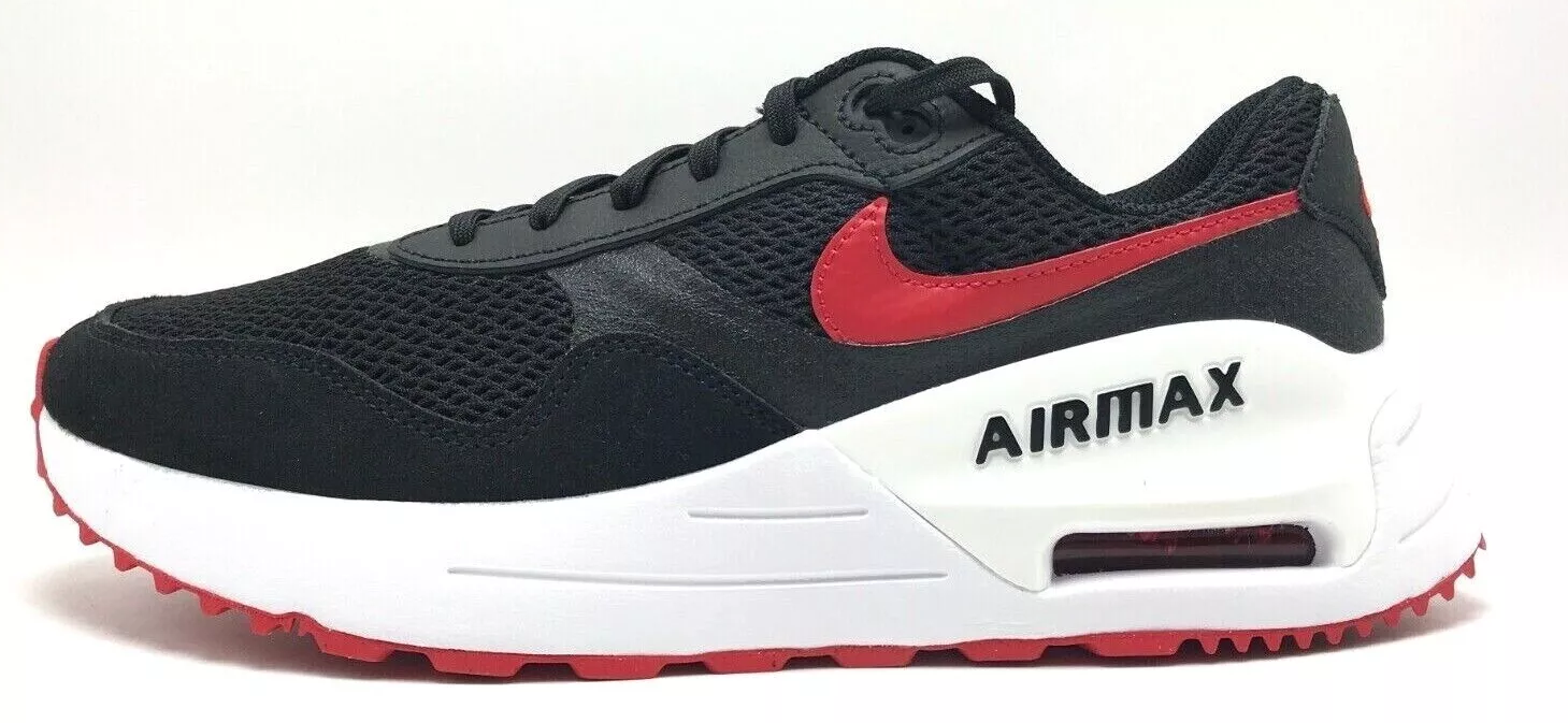 NIB MEN'S NIKE DM9537 005 AIR MAX SYSTEM SMOKE GREY/WHITE SHOES SNEAKERS