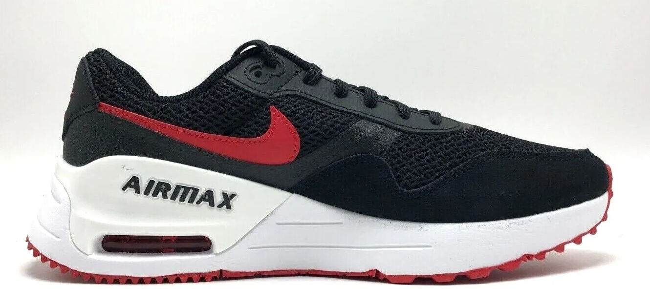 NIB MEN'S NIKE DM9537 005 AIR MAX SYSTEM SMOKE GREY/WHITE SHOES SNEAKERS