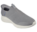 NIB MEN'S SKECHERS 232450/GRY ULTRA FLEX 3.0 SMOOTH STEP SLIP-ON GRAY SHOES $90