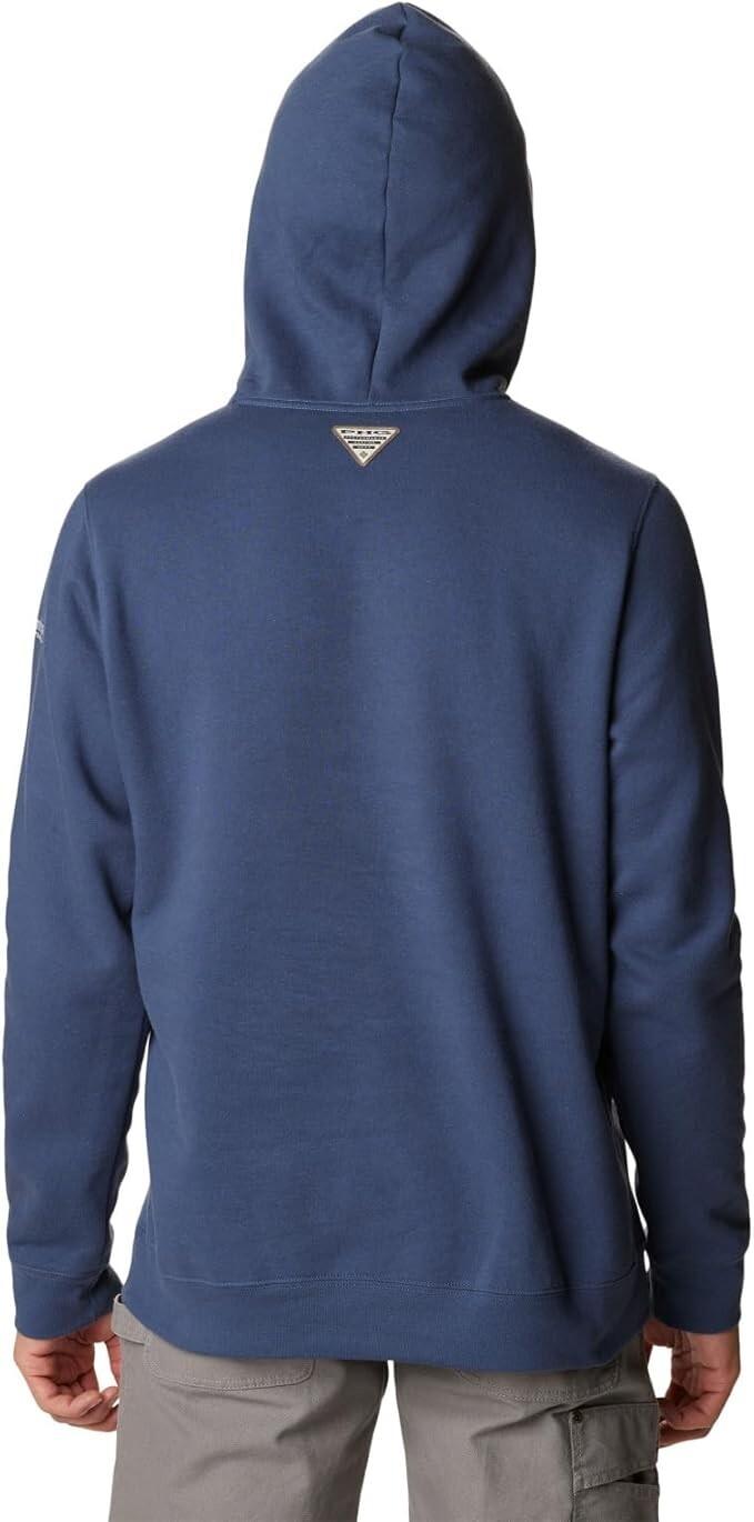 NWT MEN'S COLUMBIA 2052191 492 PHG HUNT STAR PULL ON ZINC /RED ROCKS HOODIE $55