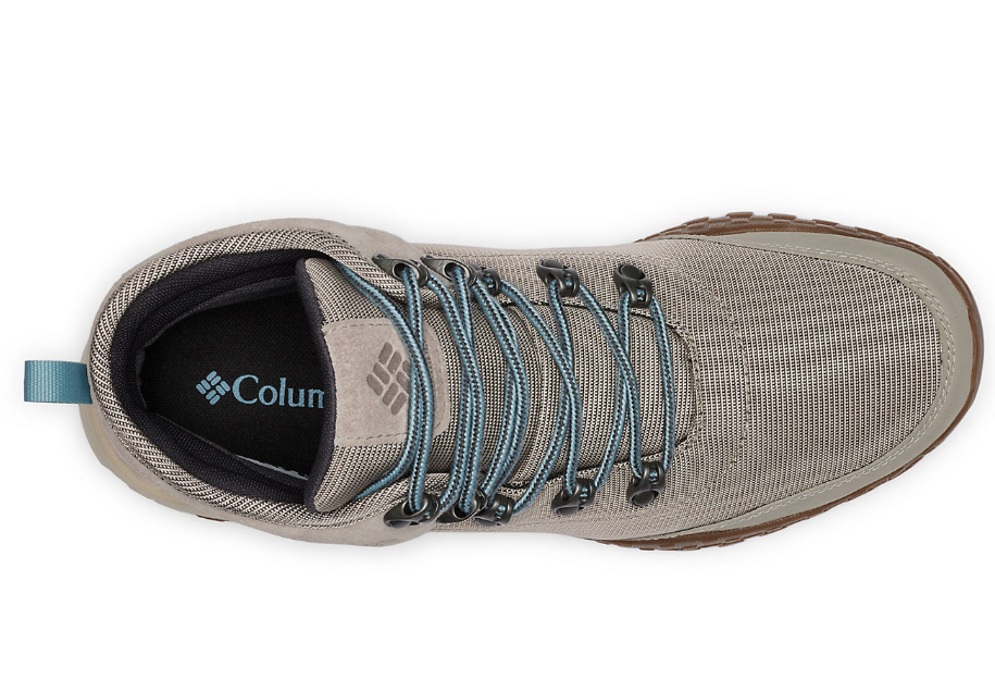 NIB COLUMBIA 1950921-027 MEN'S FAIRBANKS MID WATERPROOF GREY/STORM BROWN BOOT