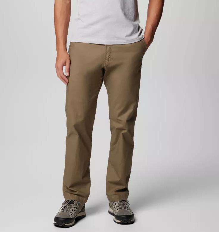 NWT MEN'S COLUMBIA 1792581 251 FLEX ROC FLAX REGULAR FIT PANT $80