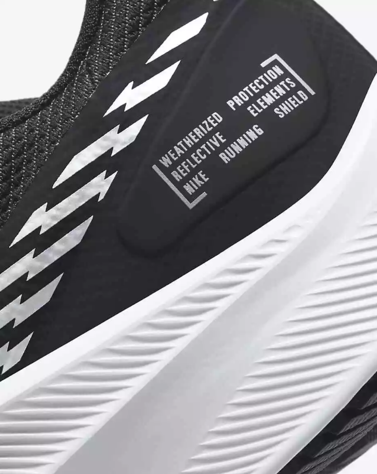 NIB MEN'S NIKE CQ8894 001 QUEST 3 SHEILD BLACK/METELLIC SILVER SHOES SNEAKERS