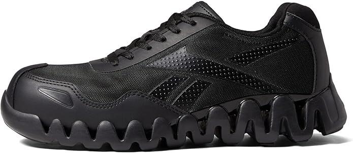 NIB MEN'S REEBOK RB3019 ZIG PULSE WORK COMP. TOE SR EH XTR SR BLACK SHOES $130